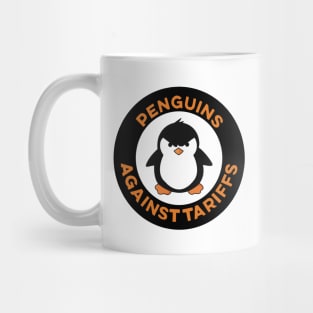 Penguins Against Tariffs Mug